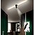 billige Indbyggede og semiindbyggede ophæng-LED loftslampe væglampe med spotlys 60/80/100 cm linje design geometriske former indfældningslys aluminium kunstnerisk stil moderne stil stilfuld malede finish 110-120v 220-240v