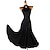 cheap Ballroom Dancewear-Ballroom Dance Dress Splicing Women&#039;s Training Sleeveless Chinlon Chiffon