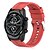 cheap Other Watch Bands-Smart watch band 22mm bracelet compatible with ticwatch pro 3 gps, soft silicone watch band replacement strap for ticwatch pro 3 gps smartwatch bracelets (red)