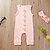 cheap Baby Girls&#039; One-Piece-Baby Girls&#039; Romper Active Purple Yellow Blushing Pink Solid Colored Sleeveless / Fall / Spring