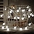 abordables Tiras de Luces LED-Luces de cadena de globo 10m 100leds mini bola de luz de hadas luces de decoración de boda al aire libre a prueba de agua para interior al aire libre dormitorio fiesta jardín decoración de árbol de