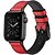 رخيصةأون عصابات Apple Watch-smartwatch band bracelets compatible with apple watch 38mm 40mm, 42mm 44mm, sweatproof hybrid strap made of real leather and rubber, compatible with iwatch series 6/se/5/4/3/2/1