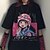 voordelige Anime T-shirts-Gotisch Cosplay Cosplay kostuum T-Shirt Anime Afdrukken Harajuku Grafisch Kawaii T-shirt Voor Voor heren Dames Volwassenen