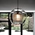 olcso Sziget lámpák-led függőlámpa sziget dizájn üveggömb kialakítás galvanizált nordic style 110-240 v