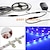 voordelige waterdichte stripverlichting-led strip licht 2x5m 32.8ft led uv zwart licht strip kit 600 eenheden uv lamp kralen 12v flexibele blacklight armaturen 10m led lint waterdicht voor indoor fluorescerende dansfeest podium verlichting
