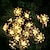 billige LED-kædelys-lotusformet ledet streng lys 6m 3m 1,5m batteri usb drift 40leds 20leds 10leds jul bryllup have gårdhave ferie dekoration lys