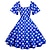 levne 50. léta 20. století-retro vintage koktejlové šaty z 50. let 20. století vintage šaty šaty s plandavými šaty délka ke kolenům dámský úzký střih čtvercový výstřih do výstřihu normální karnevalové ležérní šaty šaty pro