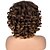 cheap Black &amp; African Wigs-Brown Wigs for Women Synthetic Wig Curly Afro Curly Asymmetrical Wig Short A14 Synthetic Hair Cosplay Party Fashion Black