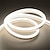 abordables Tiras de Luces LED-tira de neón luz led flexible dc 12v impermeable ip67 smd 2835 tubo de cuerda blanco azul rojo verde decoración para vacaciones de navidad en interiores al aire libre