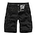 cheap Trousers &amp; Shorts-Men&#039;s Cargo Shorts Hiking Shorts Military Summer Outdoor Regular Fit 10&quot; Ripstop Breathable Quick Dry Multi Pockets Shorts Bottoms Knee Length Black Army Green Cotton Fishing Climbing Camping