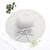 cheap Straw Hat-Women&#039;s Straw Hat Party Wedding Street Jacquard Bow Pure Color Black Gray Hat Spring Beach
