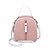 cheap Backpacks &amp; Bookbags-Women&#039;s Mini Backpack PU Leather Color Block Adjustable Lightweight Zipper School Daily Black Gray Pink Dusty Rose Red
