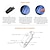 preiswerte Telefon- und Business-Headsets-Feinblau F910 Kragenclip Bluetooth-Headset Bluetooth 5.0 Ergonomisches Design Stereo Lange Akkulaufzeit für Apple Samsung Huawei Xiaomi MI Handy