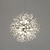 baratos Candeeiros de Lustre-LED pendente de cristal lustre de cristal 9-luz cromada fogo de artifício moderno sputnik lustre luminária pendente para sala de estar, sala de jantar e quarto