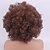 ieftine Peruci Sintetice Trendy-perucă afro ondulată scurtă runm cu breton pentru femei de culoare perucă păr creț creț perucă afro sintetică rezistentă la căldură