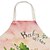cheap Accessories-Mommy and Me Cute Flamingo and  Leaf Print Aprons
