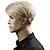 preiswerte Kostümperücke-Kurze blonde männliche synthetische Perücken, amerikanische europäische 6-Zoll-gerade Männerperücke mit kostenloser Haarkappe, hitzebeständiges Toupethaar, Halloween-Perücke