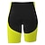 cheap Men&#039;s Shorts, Tights &amp; Pants-21Grams Men&#039;s Bike Shorts Cycling Padded Shorts Bike Shorts Pants Mountain Bike MTB Road Bike Cycling Sports Patchwork Fluorescent 3D Pad Cycling Breathable Quick Dry Green Yellow Polyester Spandex
