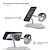 저렴한 충전기 &amp; 어댑터-3 in 1 자기 무선 충전기 15w 자석 iphone 13용 고속 충전 스테이션 12 pro airpods pro apple watch 7용 최대 충전기