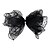 cheap Hair Clips-lace veil big bow hairpin top clip back head clip sen fairy hairpin polka dot net yarn hair accessories female