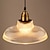 זול אורות אי-אור תליון לד 30 ס&quot;מ זכוכית מתכת אורות כפרי בסגנון וינטג&#039; אהיל שקוף בר בתי קפה פינת אוכל מטבח סלון אור 110-120v 220-240v