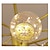 abordables Lustres-LED pendentif lumière lustre or moderne globe design 6/8/12 têtes cuivre globe laiton 110-120v 220-240v