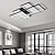 cheap Flush Mounts &amp; Semi Flush Mounts-LED Ceiling Light Modern Black White Includes Dimmable Version 99 cm Square Geometric Shapes Flush Mount Lights Aluminum Artistic Style Modern Style Stylish Painted Finishes LED 110-120V 220-240V