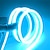 Недорогие Светодиодные ленты-светодиодные неоновые гибкие полосы света 6 мм узкий неоновый свет 12v светодиодная лента водонепроницаемая 5-метровая светодиодная неоновая световая полоса для внутреннего наружного украшения дома и адаптер dc12v и комплект сенсорного диммера