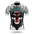 cheap Cycling Jersey &amp; Shorts / Pants Sets-21Grams® Men&#039;s Cycling Jersey with Bib Shorts Short Sleeve Mountain Bike MTB Road Bike Cycling Graphic Skull Design Clothing Suit Black 3D Pad Breathable Quick Dry Sports Clothing Apparel Cycling