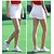 baratos Roupas de golfe masculinas-Mulheres Saia de tênis Saia de golfe Calças de golfe Preto Branco Vermelho A Prova de Vento Leve Saias Roupas de golfe, roupas, roupas, roupas