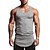 cheap Running Tee &amp; Tank Tops-flyfirefly mens gym workout tank tops bodybuilding fitness vest training sports sleeveless t shirt top grey