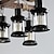 Недорогие Люстры-фонари-светодиодный подвесной светильник, винтажная люстра из дерева, 8 ламп, 100 см, промышленный деревянный металлический ретро стеклянный абажур, подходящий для бильярдного стола, кухонный островной бар, регулируемая по высоте люстра e27 ac220v e26 ac110v