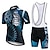 cheap Men&#039;s Clothing Sets-21Grams Men&#039;s Cycling Jersey with Bib Shorts Short Sleeve Mountain Bike MTB Road Bike Cycling Black Yellow Red Gear Bike Clothing Suit 3D Pad Breathable Moisture Wicking Quick Dry Reflective Strips