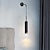 abordables Appliques Murales d&#039;Intérieur-Lightinthebox mur LED lumière lampe de chevet moderne noir or salon chambre bureau fer applique murale 220-240v 12w