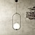 Недорогие Островные огни-светодиодный подвесной светильник 20 см фонарь дизайн подвесной светильник металлическая окрашенная отделка led 220-240v