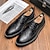 cheap Men&#039;s Oxfords-Men&#039;s Oxfords Derby Shoes Formal Shoes Brogue Dress Shoes Walking Business British Gentleman Wedding Office &amp; Career Party &amp; Evening PU Breathable Non-slipping Wear Proof Lace-up Black White Spring