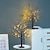 cheap Décor &amp; Night Lights-LED Golden Leaf Christmas Tree Light Easter Tree Light Home Tabletop Decoration for Wedding Valentine&#039;s Day Christmas Party