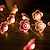 baratos Mangueiras de LED-Luz de corda led 2/3/4 m luz de corda de fada de flor de pêssego led operada por bateria 20/30/40 leds natal ao ar livre em forma de flor de jardim lâmpada de corda decorativa