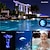 cheap Underwater Lights-Submersible LED Light Outdoor Lights Waterproof 1X 2X 3X 4X 8X 10X SMD5050 Upgrade 13 LED IP68 RGB Submersible Light With Magnet and Suction Cup For Swimming Pool Pond Light Underwater Tea Colorful Light Colorful Lighting With Remote Controller