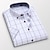 billiga Button Down-skjortor för män-Herr Skjorta Rutig skjorta Button Down skjorta Skjorta med krage Vit Vin Marinblå Kortärmad Pläd / Rutig Alla årstider Bröllop Arbete Kläder