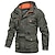 cheap Men&#039;s Jackets &amp; Coats-Men&#039;s Hoodie Jacket Military Tactical Jacket Winter Outdoor Waterproof Windproof Multi-Pockets Breathable Outerwear Coat Top Hunting Fishing Climbing Black khaki Army Green