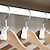 baratos Ganchos e Acessórios-15pcs conecte ganchos para cabide guarda-roupa armário conecte ganchos trilhos armazenamento organzier gancho roupas organzier ganchos de ligação