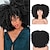 Χαμηλού Κόστους Περούκες μεταμφιέσεων-συνθετική περούκα σγουρή άφρο σγουρή ασύμμετρη περούκα κοντή a15 a16 a17 a18 a19 συνθετικά μαλλιά γυναικεία cosplay party fashion μαύρη περούκα αποκριών