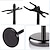 preiswerte Elektrorasierer-Rasiermesser- und Pinselständer Rasierrasiererständer… (schwarz)