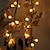 economico Strisce LED-globo luci della stringa 10m 100 led mini palla fata luce all&#039;aperto decorazione di cerimonia nuziale luci impermeabile per interni esterni camera da letto festa giardino albero di natale decor plug