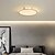 baratos Montagem Embutida &amp; Montagem Semi Embutida-luz de teto led 30/40/50 cm formas geométricas luzes embutidas cobre metal latão geométrico led moderno estilo nórdico simples 220-240v