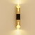 preiswerte Indoor-Wandleuchten-LED-Wandleuchte Nachttischleuchte Schwarz und Gold Design Modern Luxus Stil Unterputz Wandleuchten Wohnzimmer Geschäfte Cafés Eisen Wandleuchte IP20 110-120V 220-240V