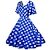 ieftine Anii 1950-rochie de cocktail retro vintage anii 1950 rochie vintage rochie evazată rochie până la genunchi damă slim fit decolteu pătrat decolteu în V rochie obișnuită de carnaval rochie pentru adulți toate