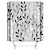 levne Sprchové závěsy-voděodolný látkový sprchový závěs koupelnová dekorace a moderní a geometrické 70 palců