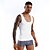 cheap Fitness &amp; Yoga Accessories-Men&#039;s Running Tank Top Compression Tank Top Sleeveless Tee Tshirt Athletic Breathable Lightweight Soft Gym Workout Running Active Training Sportswear Solid Colored Normal Green+Gray White Black